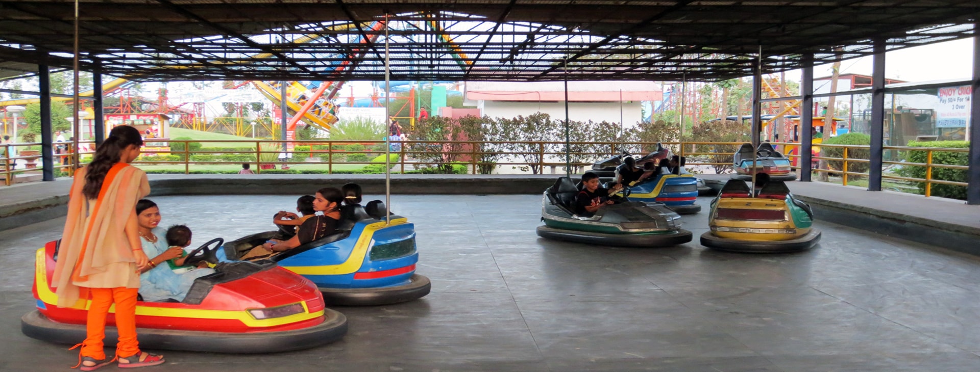 Water park pool area at Funcity Boond Bareilly