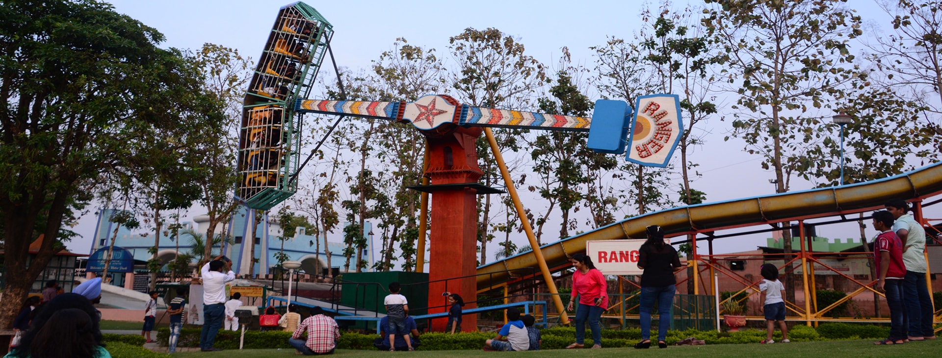 Visitor facilities and open spaces at Funcity Bareilly